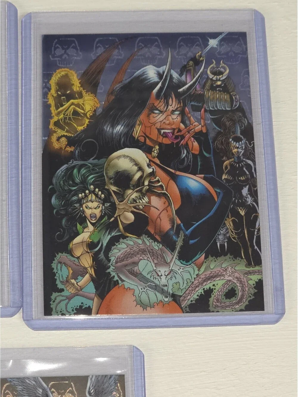 5x Lot Lady Death 1996 Series 3 FRACTAL Mystery Chase C-5 Steven Hughes Art RARE